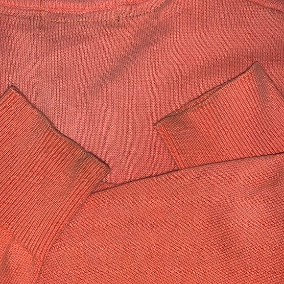 Polo by Ralph Lauren size large, 100%, cotton, V Neck men’s sweater, pink - Picture 10 of 12